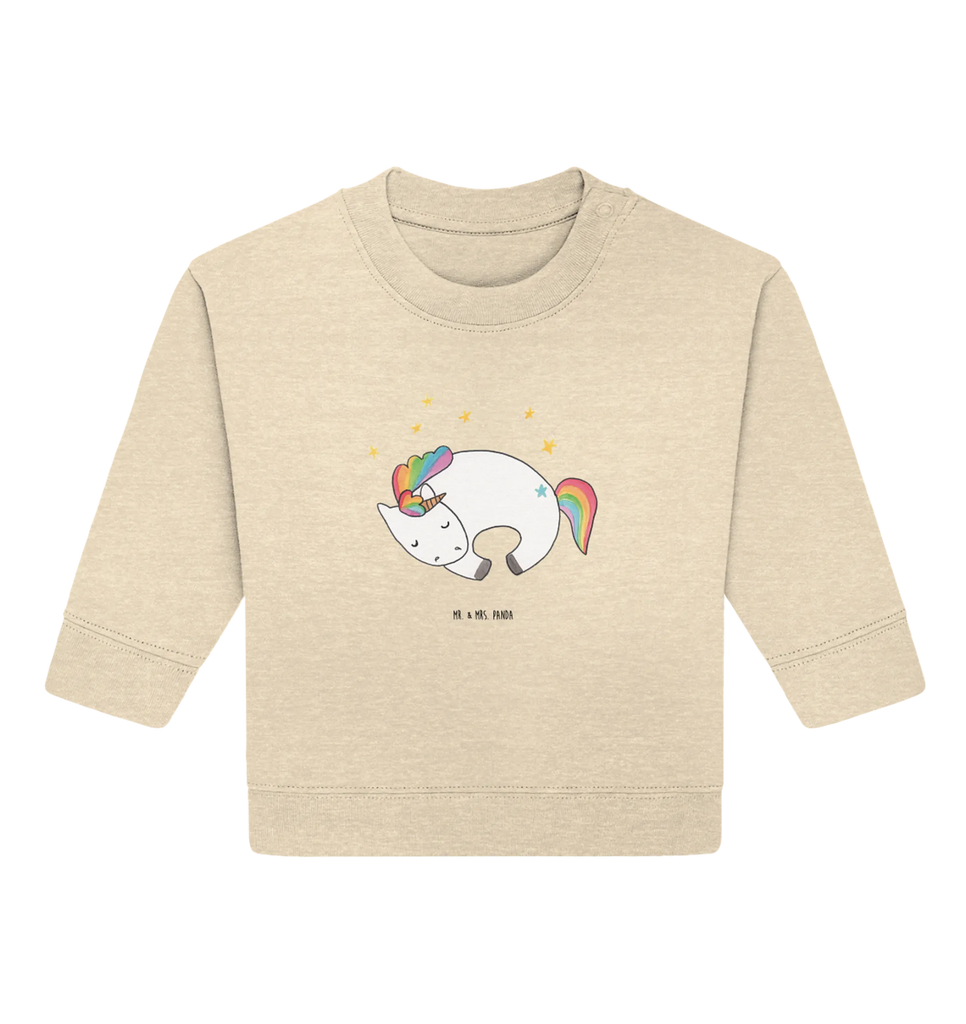 Organic Baby Pullover Einhorn Nacht Baby Bullover, Baby Sweatshirt, Einhorn, Einhörner, Einhorn Deko, Pegasus, Unicorn, Träume, Traum, unicorn, Realität, Menschen, Geschenk, Ruhe, Freundin