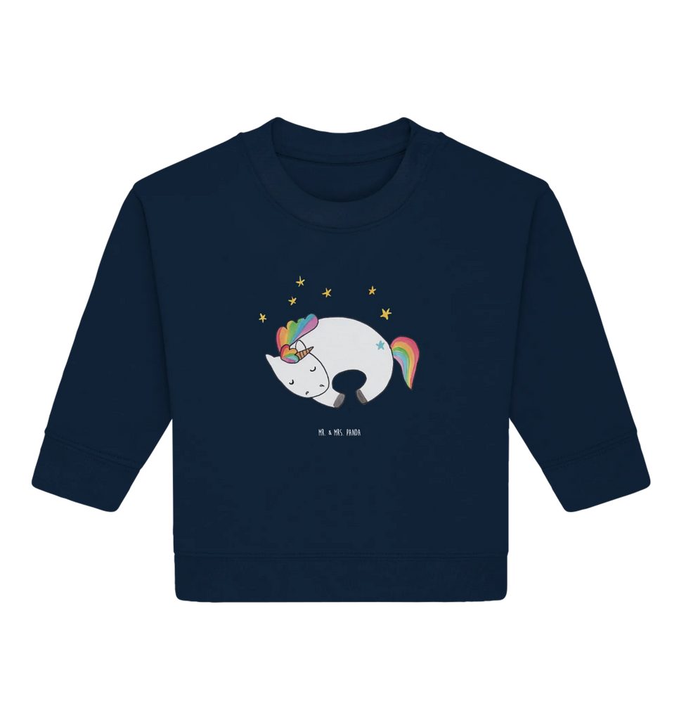 Organic Baby Pullover Einhorn Nacht Baby Bullover, Baby Sweatshirt, Einhorn, Einhörner, Einhorn Deko, Pegasus, Unicorn, Träume, Traum, unicorn, Realität, Menschen, Geschenk, Ruhe, Freundin