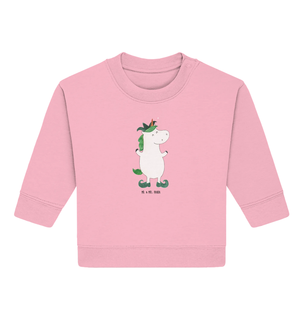 Organic Baby Pullover Einhorn Joker Baby Bullover, Baby Sweatshirt, Einhorn, Einhörner, Einhorn Deko, Pegasus, Unicorn, Hofnarr, Kasper, Gaukler, Mittelalter