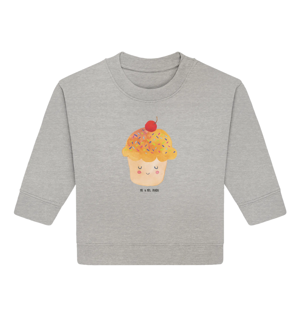 Organic Baby Pullover Cupcake Baby Bullover, Baby Sweatshirt, Tiermotive, Gute Laune, lustige Sprüche, Tiere, Cupcakes, Muffin, Wunder, Küche Deko, Küche Spruch, Backen Geschenk, Geschenk Koch, Motivation Sprüche