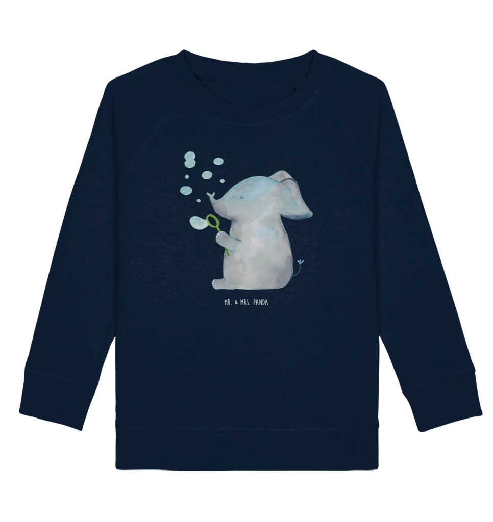 Organic Kinder Pullover Elefant Seifenblasen Kinder Pullover, Kinder Sweatshirt, Jungen, Mädchen, Tiermotive, Gute Laune, lustige Sprüche, Tiere, Elefant, Elefanten, Dickhäuter, Rüsseltier, Seifenblasen, Liebe, Heimat, Gefühl. Daheim, Liebesbeweis, Liebesspruch