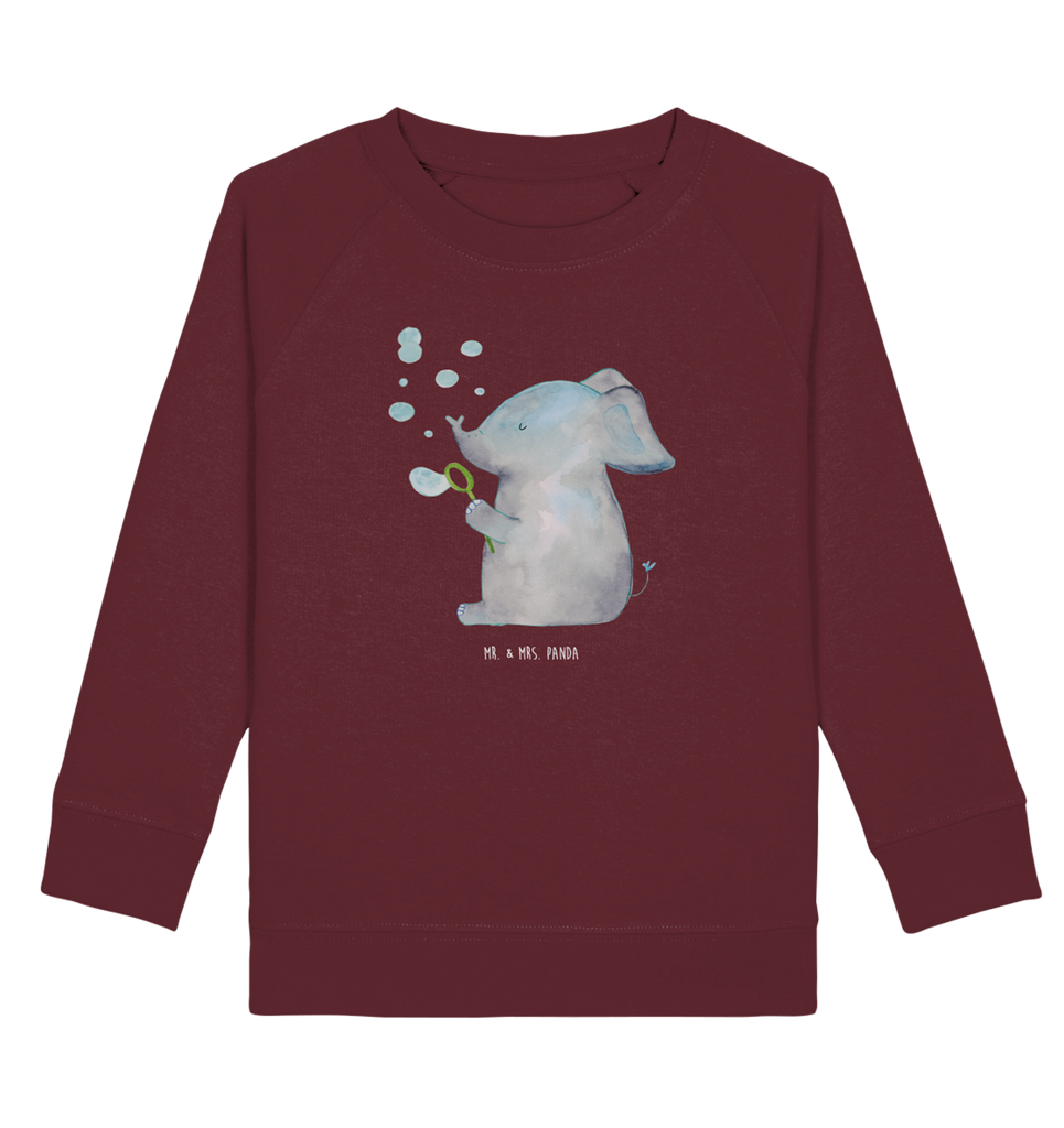 Organic Kinder Pullover Elefant Seifenblasen Kinder Pullover, Kinder Sweatshirt, Jungen, Mädchen, Tiermotive, Gute Laune, lustige Sprüche, Tiere, Elefant, Elefanten, Dickhäuter, Rüsseltier, Seifenblasen, Liebe, Heimat, Gefühl. Daheim, Liebesbeweis, Liebesspruch