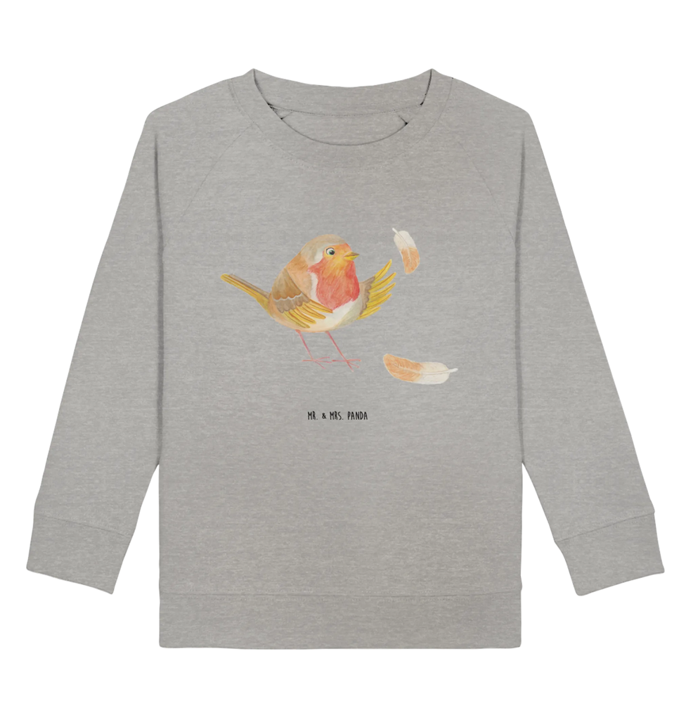 Organic Kinder Pullover Rotkehlchen mit Federn Kinder Pullover, Kinder Sweatshirt, Jungen, Mädchen, Tiermotive, Gute Laune, lustige Sprüche, Tiere, What if i fall, Rotkehlchen, Spruch Motivation, Spruch Mut, Vogel, Motivation Sprüche, Motivationsbilder, fliegen