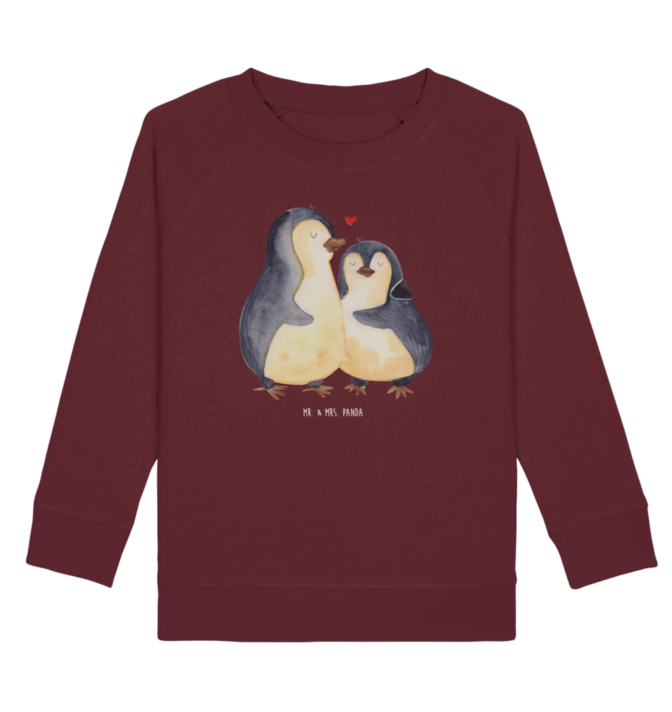 Organic Kinder Pullover Pinguin umarmend Kinder Pullover, Kinder Sweatshirt, Jungen, Mädchen, Pinguin, Liebe, Liebespaar, Liebesbeweis, Liebesgeschenk, Verlobung, Jahrestag, Hochzeitstag, Hochzeit, Hochzeitsgeschenk