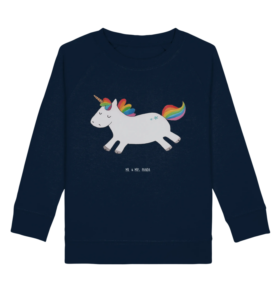 Organic Kinder Pullover Einhorn Happy Kinder Pullover, Kinder Sweatshirt, Jungen, Mädchen, Einhorn, Einhörner, Einhorn Deko, Unicorn, glücklich, fröhlich, Spaß, Freude, Lebensfreude, witzig, spannend, Lächeln, Lachen