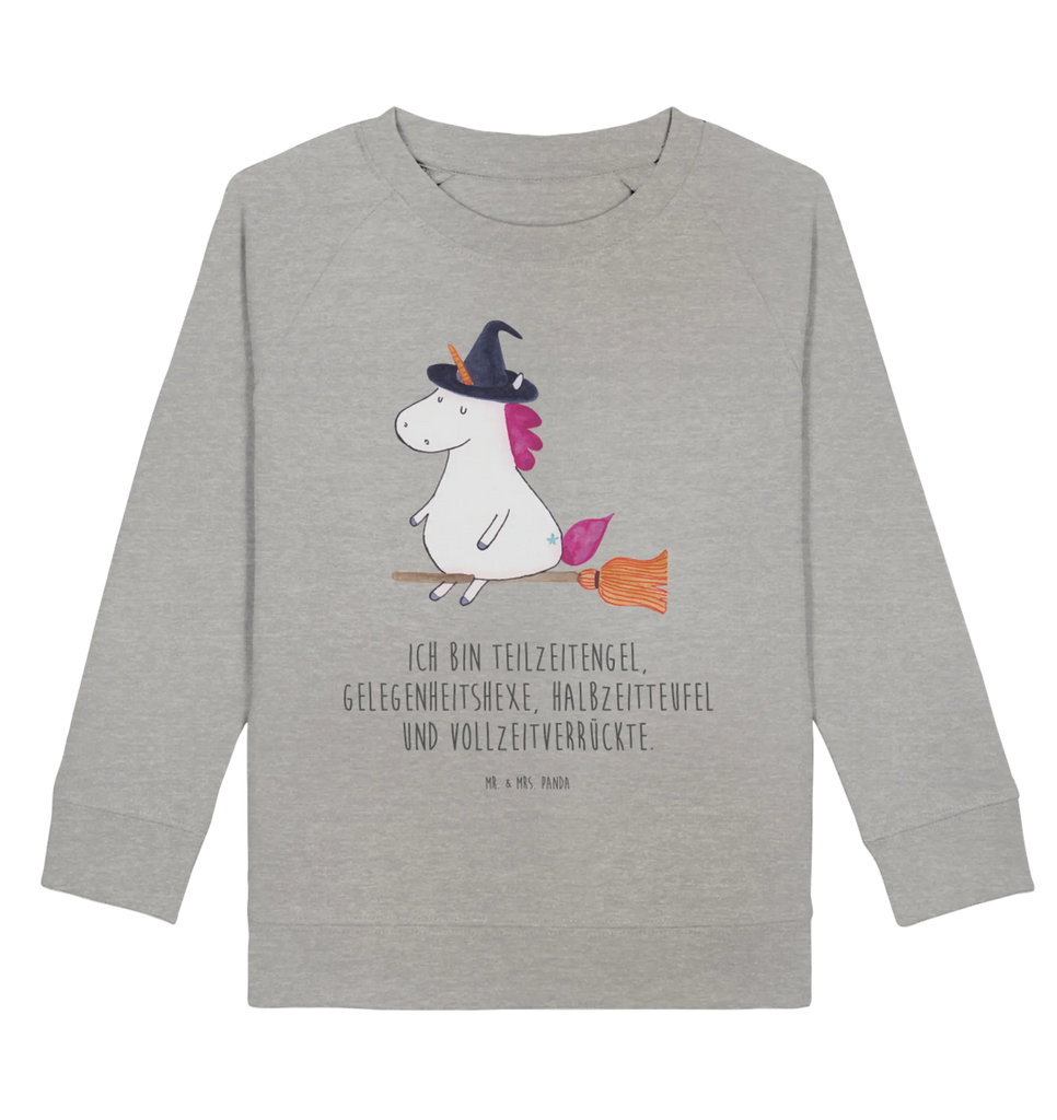 Organic Kinder Pullover Einhorn Hexe Kinder Pullover, Kinder Sweatshirt, Jungen, Mädchen, Einhorn, Einhörner, Einhorn Deko, Unicorn, Frau, Ehefrau, Hexe, Teufel, Engel, Verrückte, Freundin, Leben, Zicke