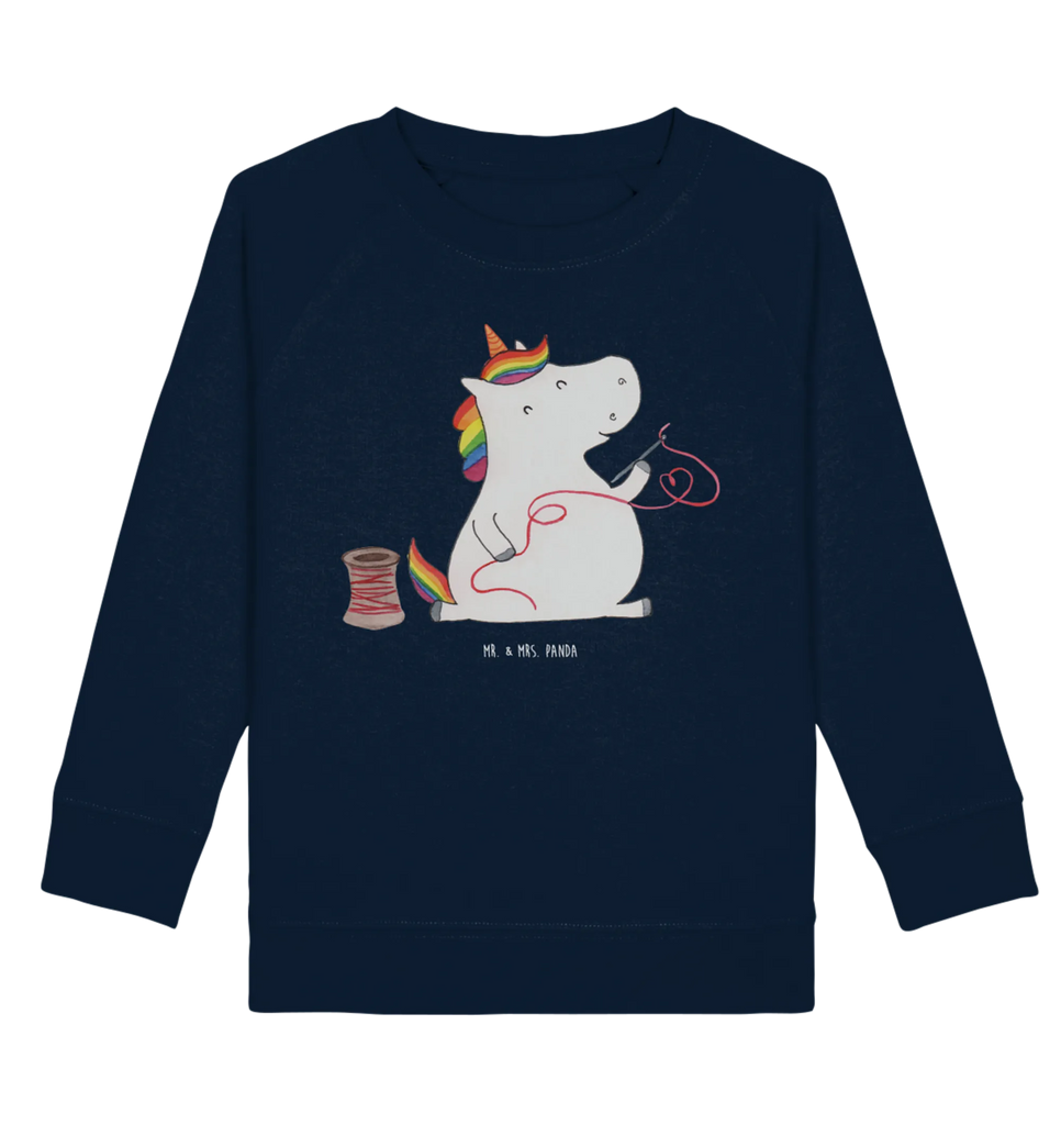 Organic Kinder Pullover Einhorn Näherin Kinder Pullover, Kinder Sweatshirt, Jungen, Mädchen, Einhorn, Einhörner, Einhorn Deko, Unicorn, Näherin, nähen, Freundin, Häkeln, Stricken, basteln, Nähzimmer