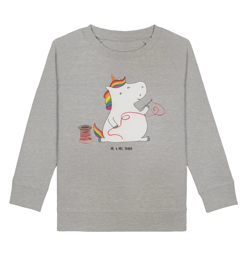 Organic Kinder Pullover Einhorn Näherin Kinder Pullover, Kinder Sweatshirt, Jungen, Mädchen, Einhorn, Einhörner, Einhorn Deko, Unicorn, Näherin, nähen, Freundin, Häkeln, Stricken, basteln, Nähzimmer