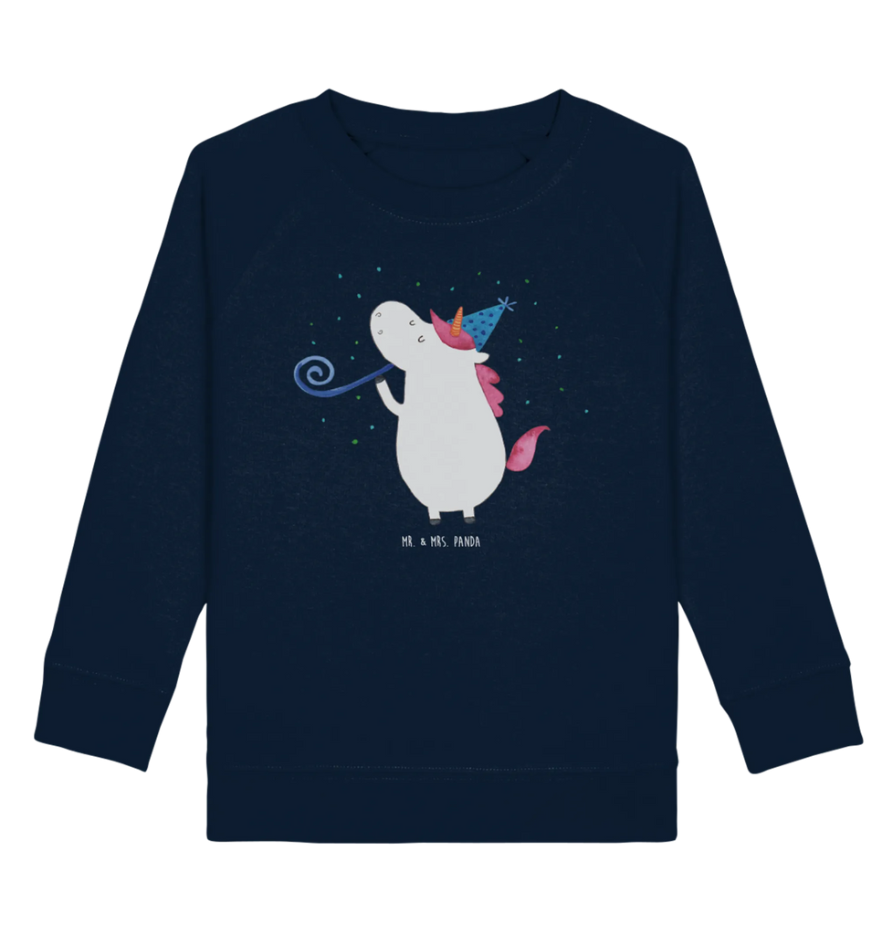 Organic Kinder Pullover Einhorn Party Kinder Pullover, Kinder Sweatshirt, Jungen, Mädchen, Einhorn, Einhörner, Einhorn Deko, Pegasus, Unicorn, Glitzer, Konfetti, Party, Geburtstag, Feier, Fest, Alkohol, Disco, Club