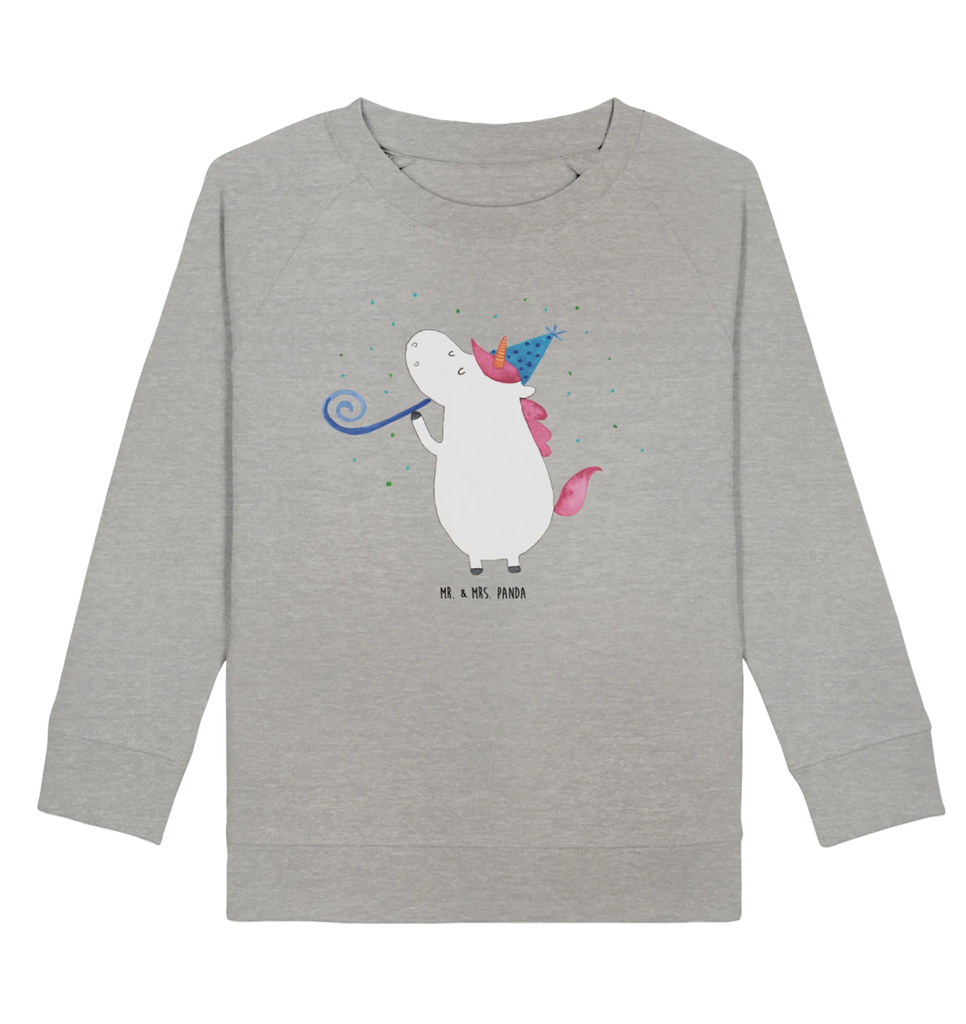 Organic Kinder Pullover Einhorn Party Kinder Pullover, Kinder Sweatshirt, Jungen, Mädchen, Einhorn, Einhörner, Einhorn Deko, Pegasus, Unicorn, Glitzer, Konfetti, Party, Geburtstag, Feier, Fest, Alkohol, Disco, Club