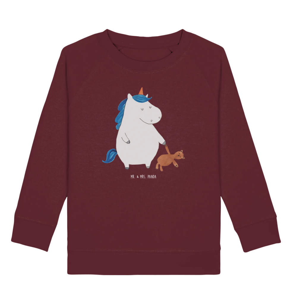 Organic Kinder Pullover Einhorn Teddy Kinder Pullover, Kinder Sweatshirt, Jungen, Mädchen, Einhorn, Einhörner, Einhorn Deko, Unicorn, schlafen, gute Nacht, Single, Bett, Träumen, Freundin, Singleleben