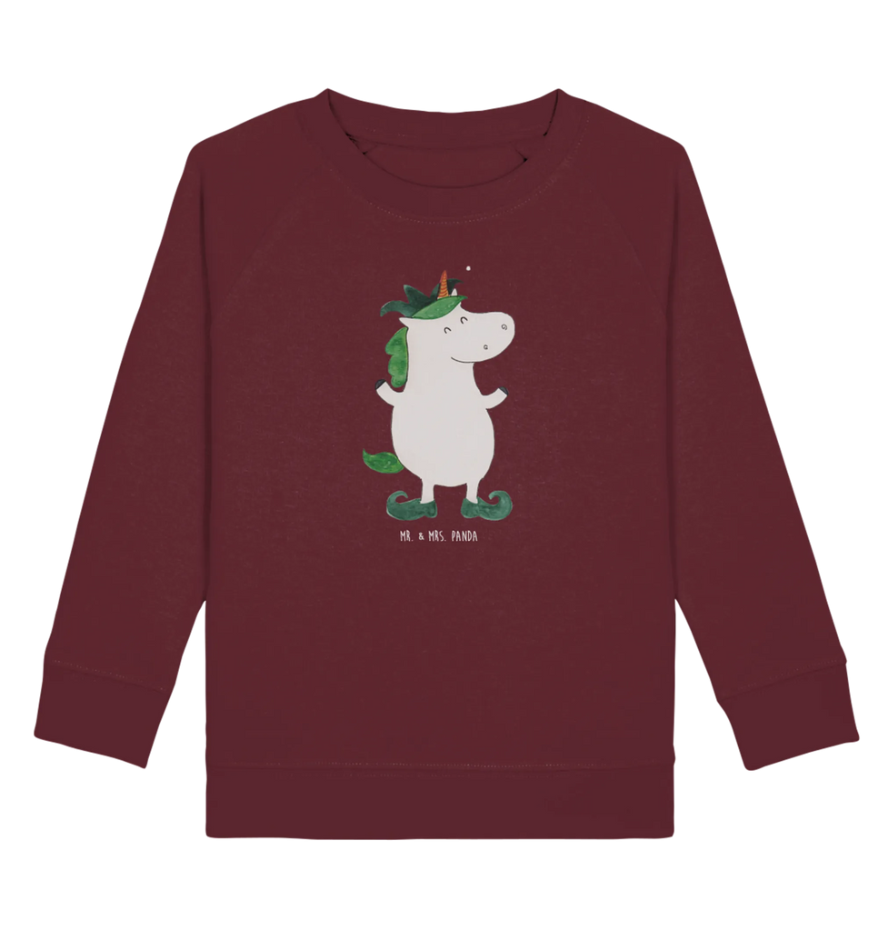 Organic Kinder Pullover Einhorn Joker Kinder Pullover, Kinder Sweatshirt, Jungen, Mädchen, Einhorn, Einhörner, Einhorn Deko, Pegasus, Unicorn, Hofnarr, Kasper, Gaukler, Mittelalter