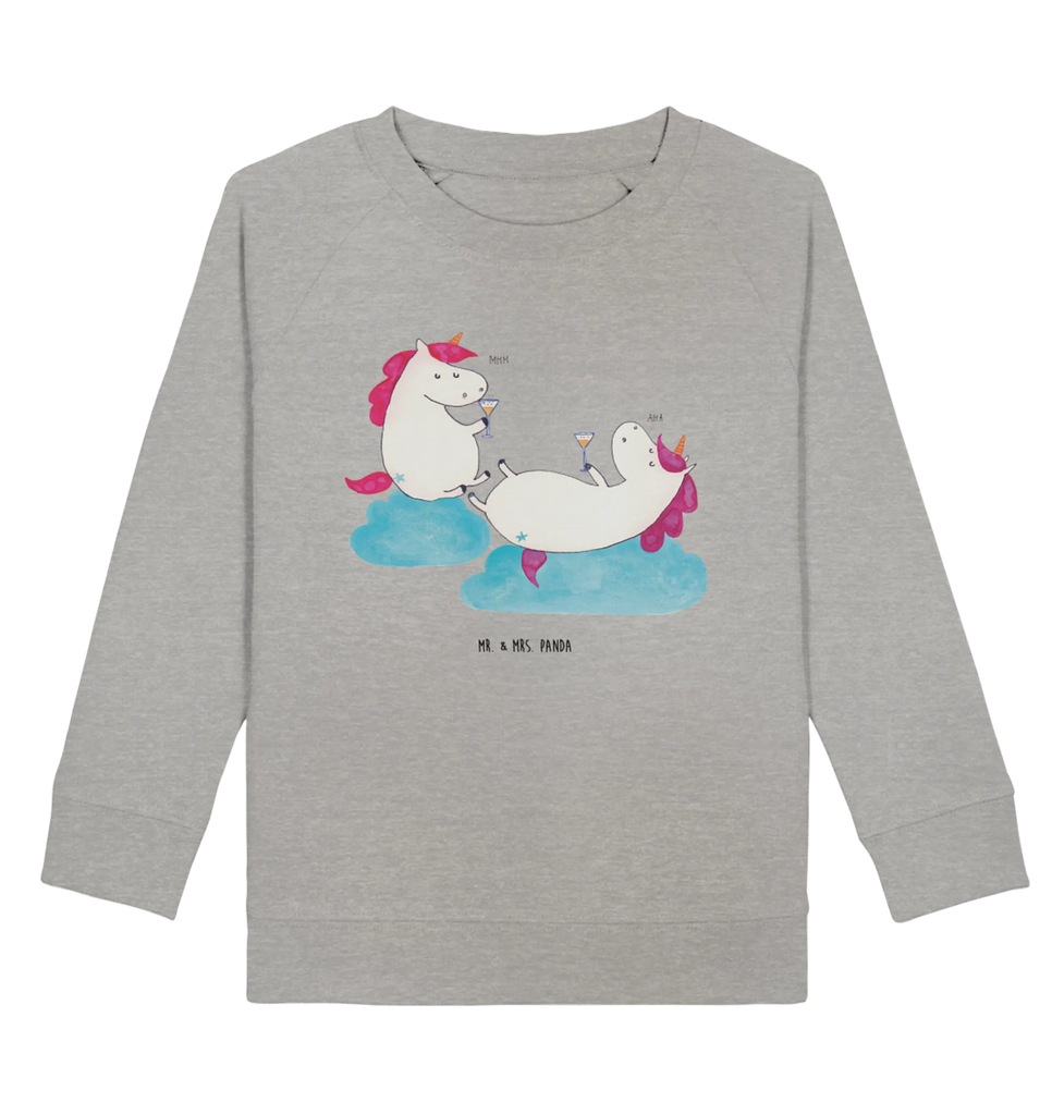 Organic Kinder Pullover Einhorn Sekt Kinder Pullover, Kinder Sweatshirt, Jungen, Mädchen, Einhorn, Einhörner, Einhorn Deko, Pegasus, Unicorn, Freundinnen, Freundin, BFF, Sekt, Mädelsabend, Spaß, Party, Korken, Anstoßen, Beste