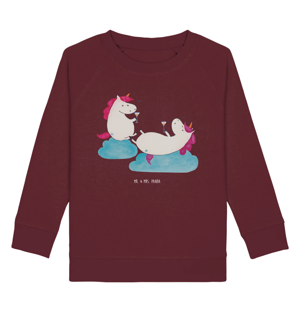 Organic Kinder Pullover Einhorn Sekt Kinder Pullover, Kinder Sweatshirt, Jungen, Mädchen, Einhorn, Einhörner, Einhorn Deko, Pegasus, Unicorn, Freundinnen, Freundin, BFF, Sekt, Mädelsabend, Spaß, Party, Korken, Anstoßen, Beste