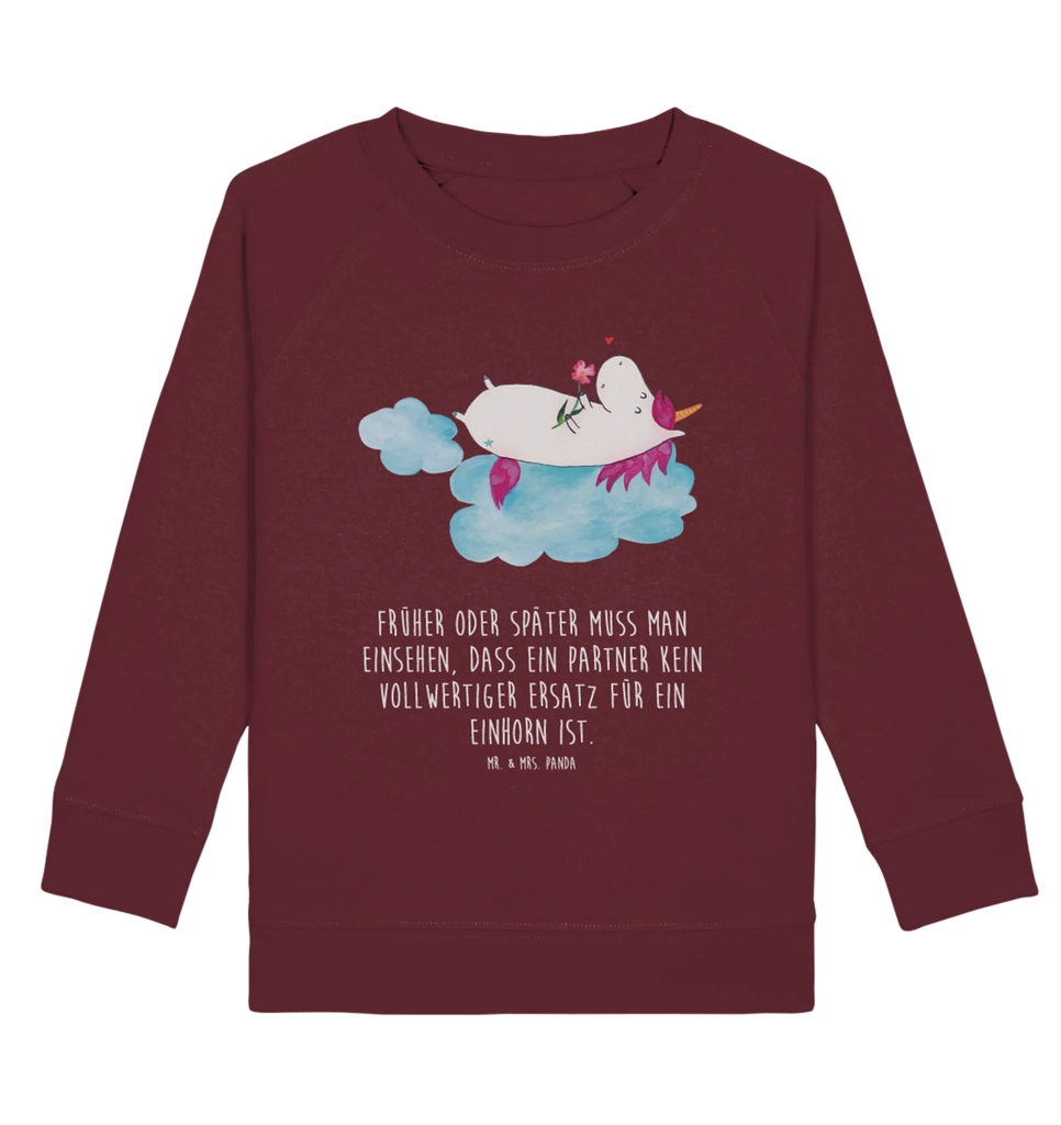 Organic Kinder Pullover Einhorn verliebt auf Wolke Kinder Pullover, Kinder Sweatshirt, Jungen, Mädchen, Einhorn, Einhörner, Einhorn Deko, Unicorn, verliebt, Liebe, Liebesbeweis, Freundin, Wolke