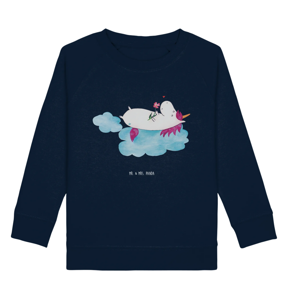 Organic Kinder Pullover Einhorn verliebt auf Wolke Kinder Pullover, Kinder Sweatshirt, Jungen, Mädchen, Einhorn, Einhörner, Einhorn Deko, Unicorn, verliebt, Liebe, Liebesbeweis, Freundin, Wolke