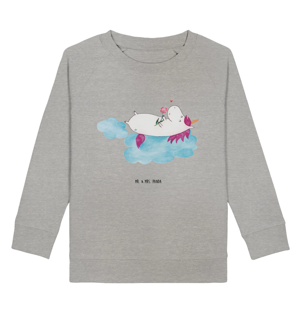 Organic Kinder Pullover Einhorn verliebt auf Wolke Kinder Pullover, Kinder Sweatshirt, Jungen, Mädchen, Einhorn, Einhörner, Einhorn Deko, Unicorn, verliebt, Liebe, Liebesbeweis, Freundin, Wolke