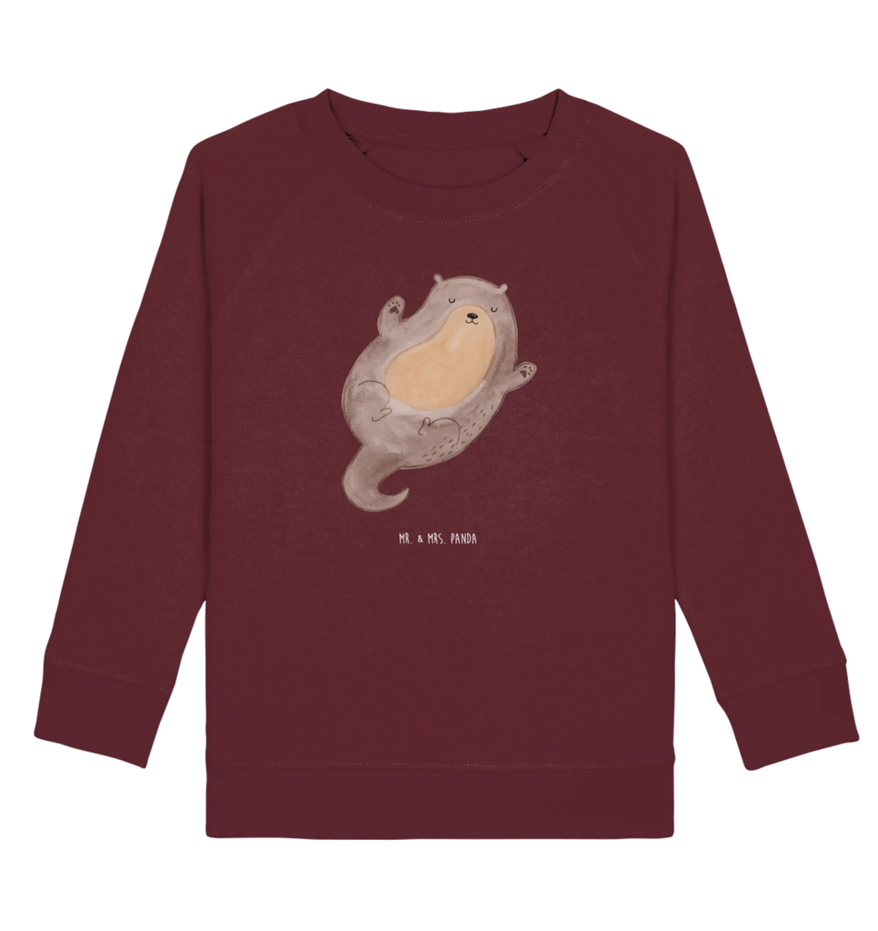 Organic Kinder Pullover Otter Umarmen Kinder Pullover, Kinder Sweatshirt, Jungen, Mädchen, Otter, Fischotter, Seeotter, Otter Seeotter See Otter