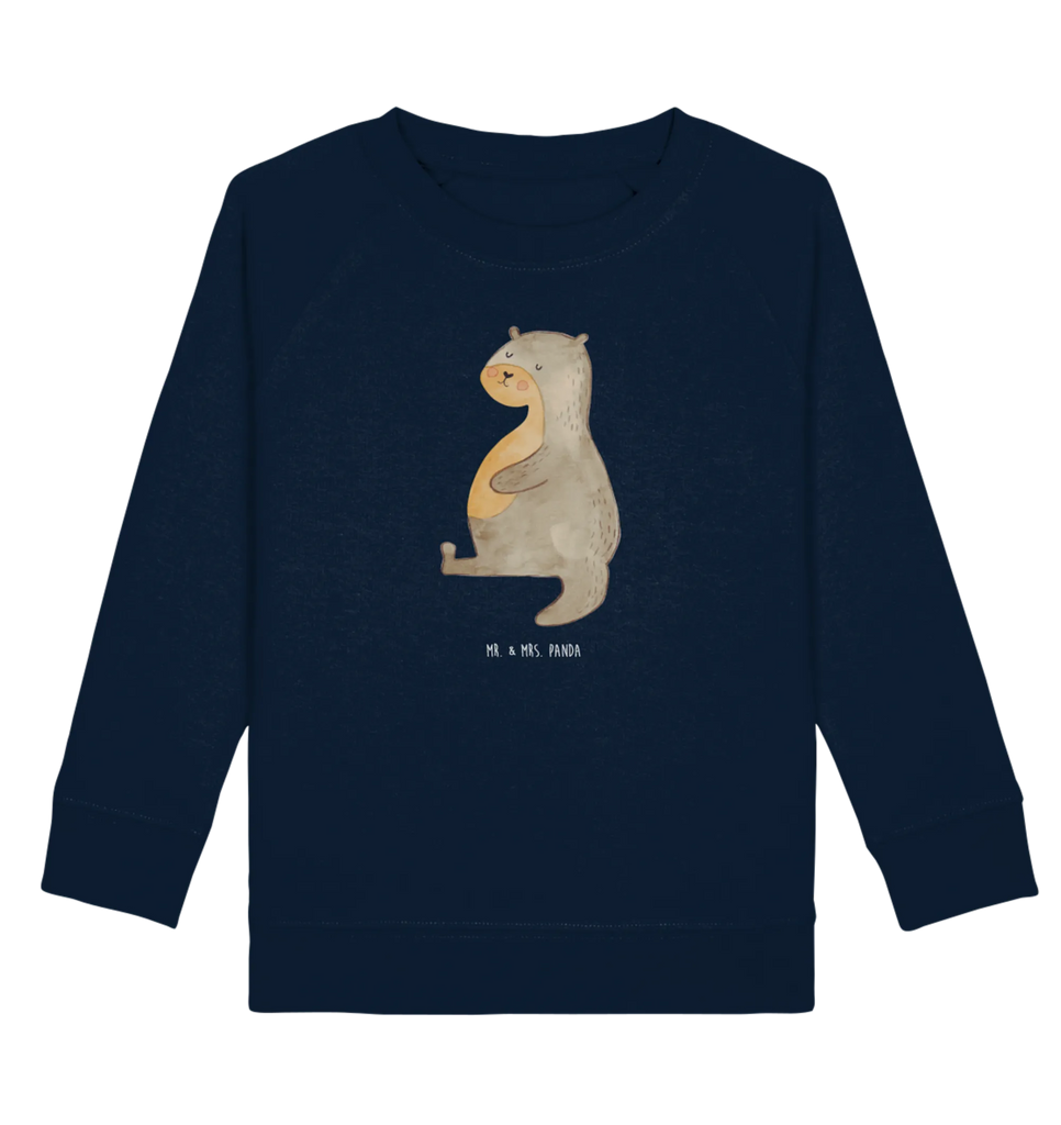 Organic Kinder Pullover Otter Bauch Kinder Pullover, Kinder Sweatshirt, Jungen, Mädchen, Otter, Fischotter, Seeotter, Otter Seeotter See Otter