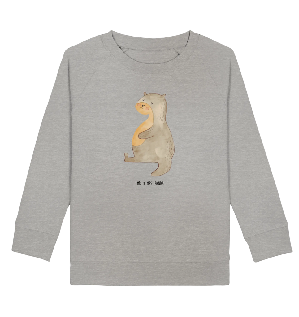 Organic Kinder Pullover Otter Bauch Kinder Pullover, Kinder Sweatshirt, Jungen, Mädchen, Otter, Fischotter, Seeotter, Otter Seeotter See Otter