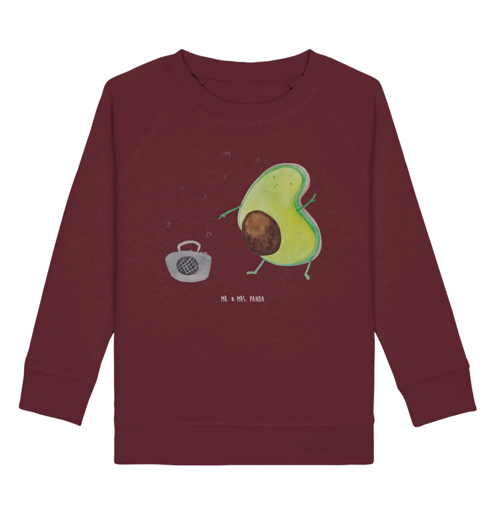 Organic Kinder Pullover Avocado tanzt Kinder Pullover, Kinder Sweatshirt, Jungen, Mädchen, Avocado, Veggie, Vegan, Gesund