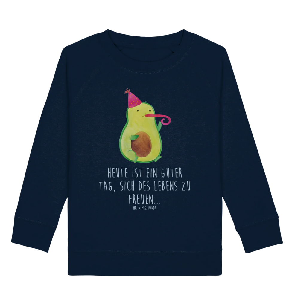 Organic Kinder Pullover Avocado Partyhupe Kinder Pullover, Kinder Sweatshirt, Jungen, Mädchen, Avocado, Veggie, Vegan, Gesund, Party, Feierlichkeit, Feier, Fete, Geburtstag, Gute Laune, Tröte