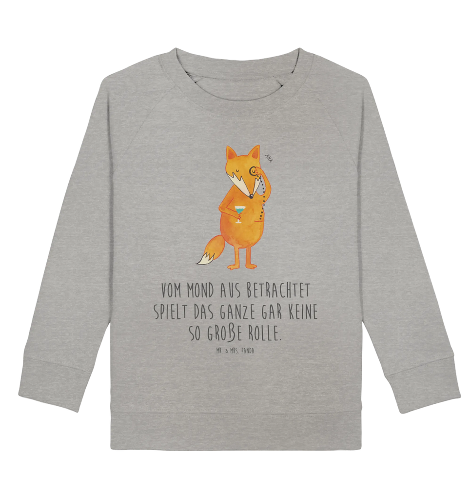 Organic Kinder Pullover Fuchs Lord Kinder Pullover, Kinder Sweatshirt, Jungen, Mädchen, Fuchs, Füchse, tröstende Worte, Spruch lustig, Liebeskummer Geschenk, Motivation Spruch, Problemlösung