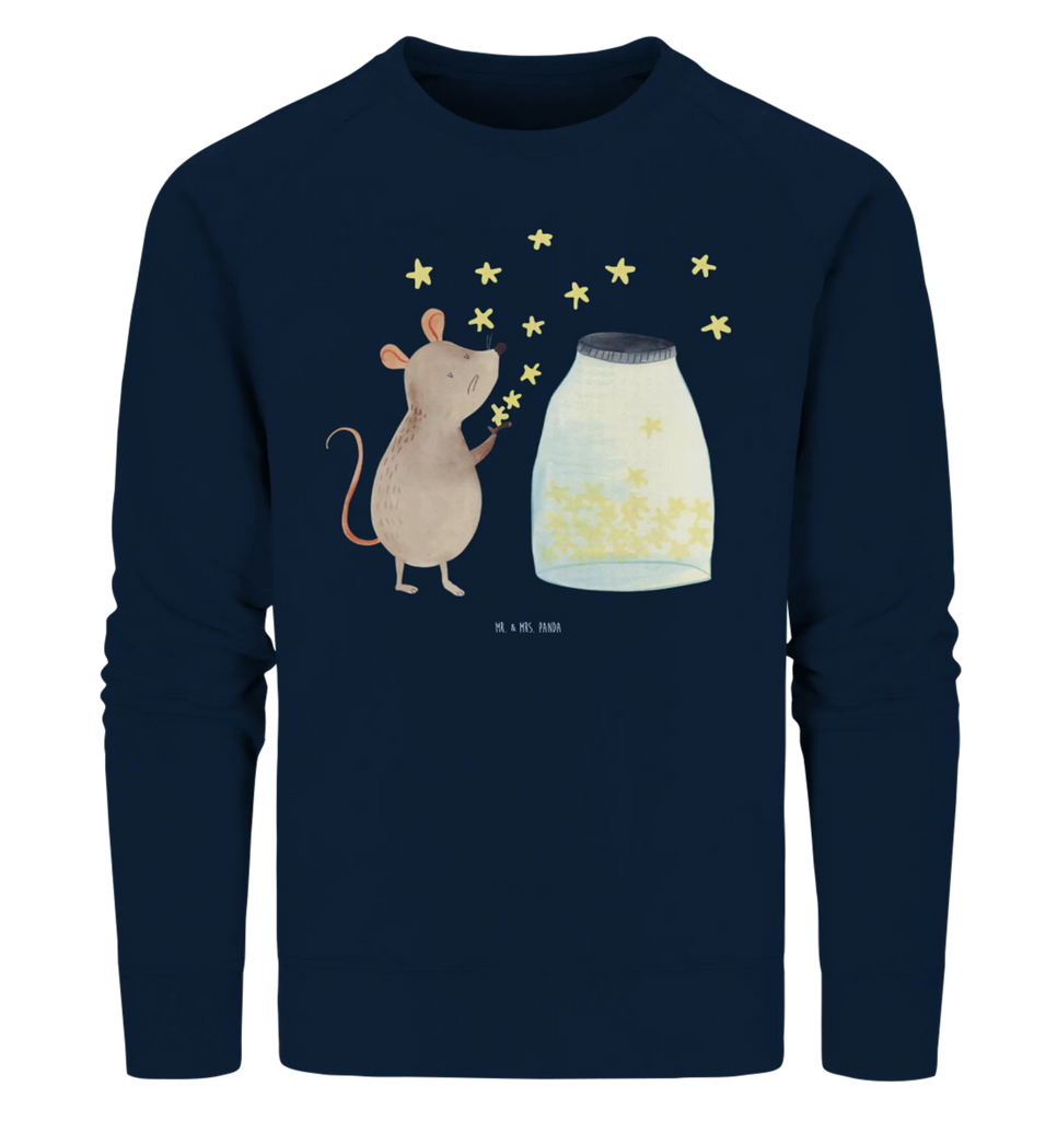 Organic Pullover Maus Sterne Pullover, Pullover Männer, Pullover Frauen, Sweatshirt, Sweatshirt Männer, Sweatshirt Frauen, Unisex, Tiermotive, Gute Laune, lustige Sprüche, Tiere, Maus, Sterne, Wunsch, Kind, Taufe, Taufgeschenk, Geburt, Schwangerschaft, erstes Kind, Kindergeburtstag, Geburtstag, Hoffnung, Träume