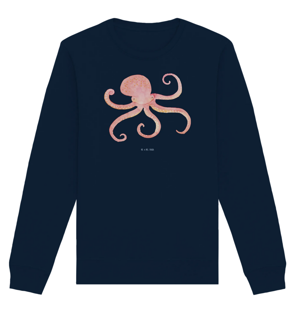 Organic Pullover Tintenfisch Pullover, Pullover Männer, Pullover Frauen, Sweatshirt, Sweatshirt Männer, Sweatshirt Frauen, Unisex, Tiermotive, Gute Laune, lustige Sprüche, Tiere, Meer, Meerestier, Krake, Tintenfisch, Arme, Wasser, Ozean