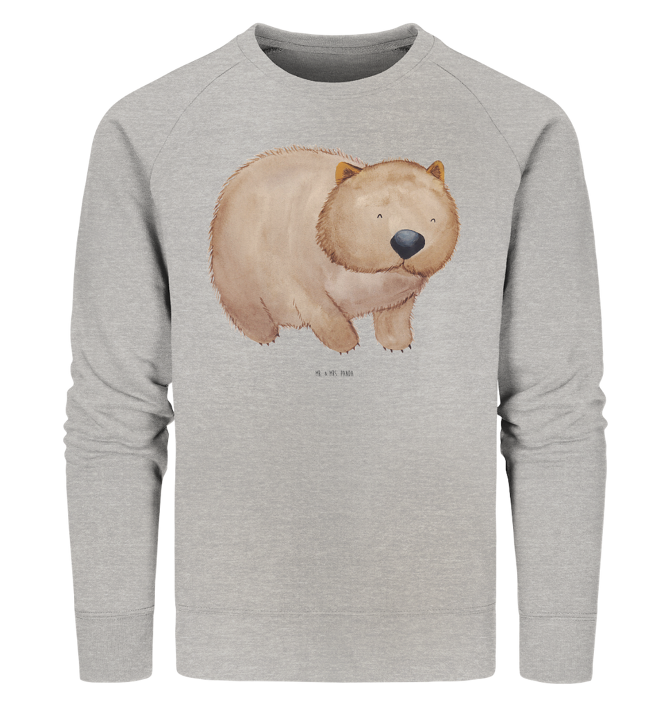 Organic Pullover Wombat Pullover, Pullover Männer, Pullover Frauen, Sweatshirt, Sweatshirt Männer, Sweatshirt Frauen, Unisex, Tiermotive, Gute Laune, lustige Sprüche, Tiere, Wombat, Das Leben ist schön, Motivation, Spruch, Australien