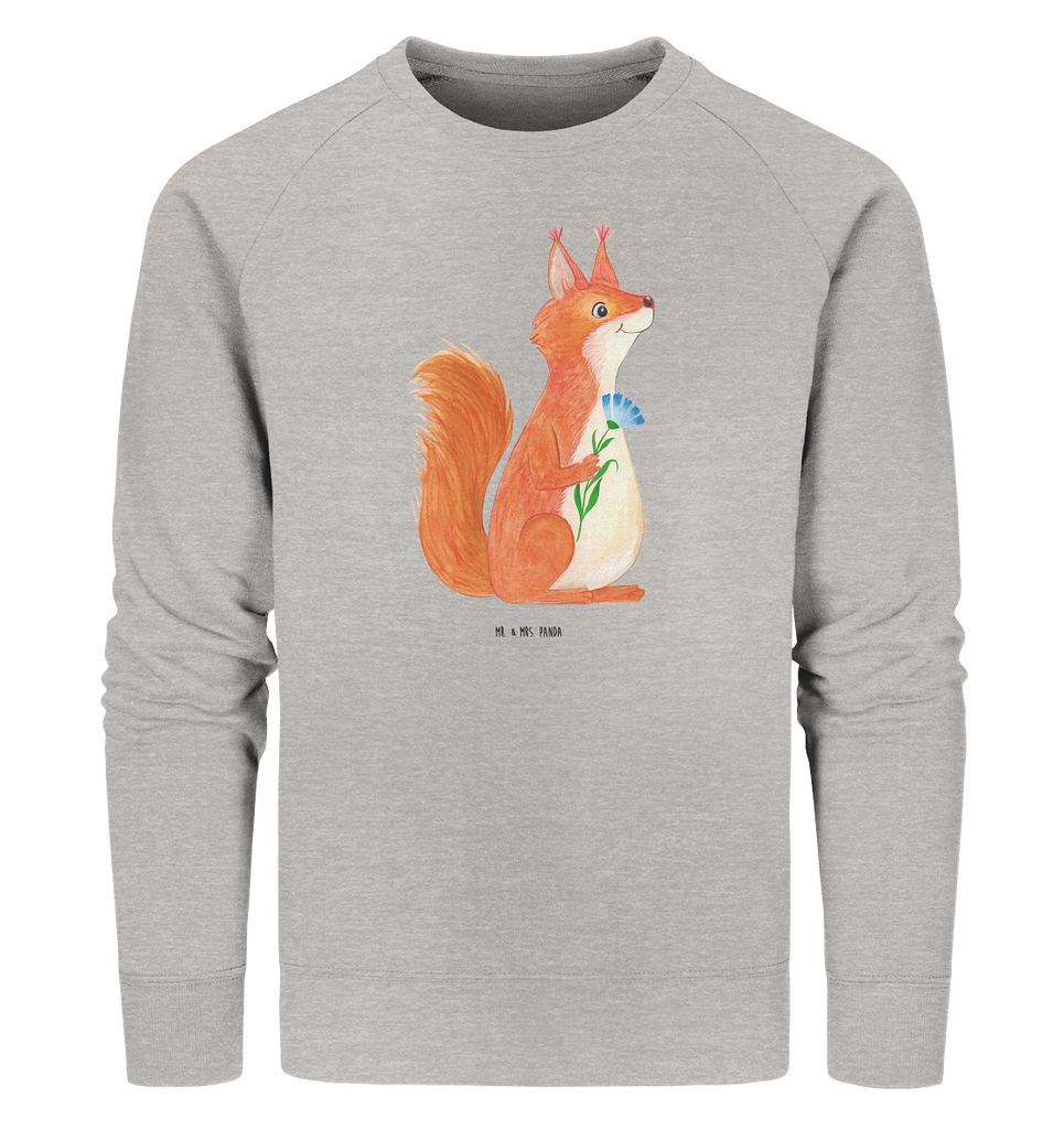 Organic Pullover Eichhörnchen Blume Pullover, Pullover Männer, Pullover Frauen, Sweatshirt, Sweatshirt Männer, Sweatshirt Frauen, Unisex, Tiermotive, Gute Laune, lustige Sprüche, Tiere, Eichhörnchen, Eichhorn, Spruch positiv, Lachen, Spaß, Motivation Sprüche, Motivation Bilder, glücklich Spruch, Spruch Deko