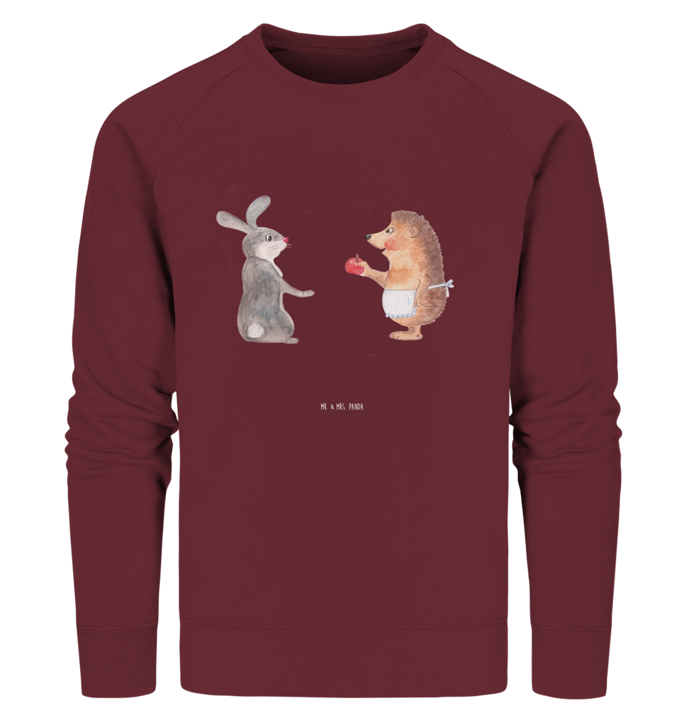 Organic Pullover Hase Igel Pullover, Pullover Männer, Pullover Frauen, Sweatshirt, Sweatshirt Männer, Sweatshirt Frauen, Unisex, Tiermotive, Gute Laune, lustige Sprüche, Tiere, Igel und Hase, Igel, Hase, Liebe Spruch, Liebeskummer Geschenk, Herzschmerz, Trösten, Trennungsschmerz, Spruch romantisch