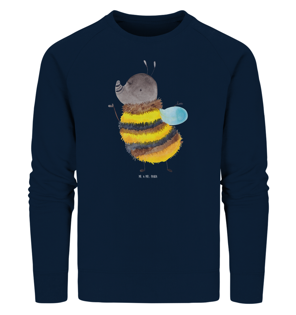 Organic Pullover Hummel flauschig Pullover, Pullover Männer, Pullover Frauen, Sweatshirt, Sweatshirt Männer, Sweatshirt Frauen, Unisex, Tiermotive, Gute Laune, lustige Sprüche, Tiere, Hummel, Flauschig, Biene, Blume, Natur