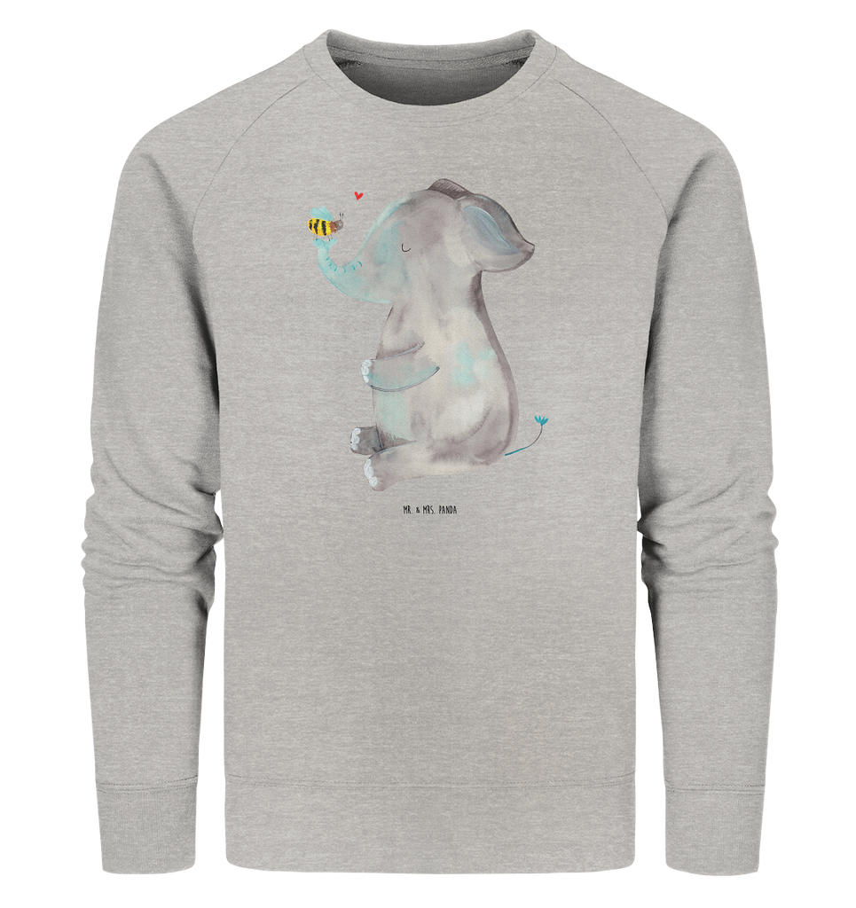 Organic Pullover Elefant Biene Pullover, Pullover Männer, Pullover Frauen, Sweatshirt, Sweatshirt Männer, Sweatshirt Frauen, Unisex, Tiermotive, Gute Laune, lustige Sprüche, Tiere, Elefant, Biene, Liebe, Liebesbeweis, Jahrestag, Liebesgeschenk, Heiratsantrag, Hochzeitsgeschenk, Liebesspruch