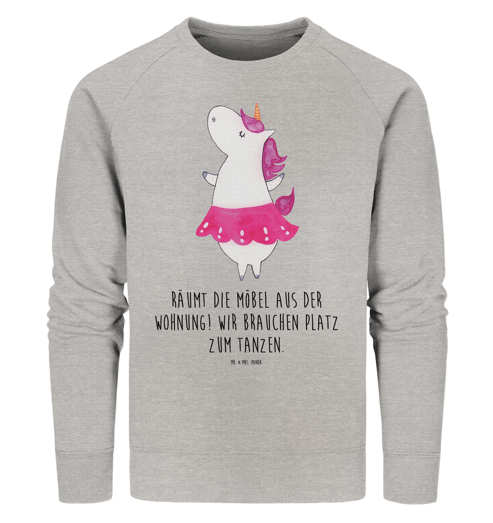 Organic Pullover Einhorn Ballerina Pullover, Pullover Männer, Pullover Frauen, Sweatshirt, Sweatshirt Männer, Sweatshirt Frauen, Unisex, Einhorn, Einhörner, Einhorn Deko, Pegasus, Unicorn, Tanzen, Ballerina, Party, Wohnung, Spaß, Feiern, Geburtstag, Tänzerin, Lebenslust, Lebensfreude