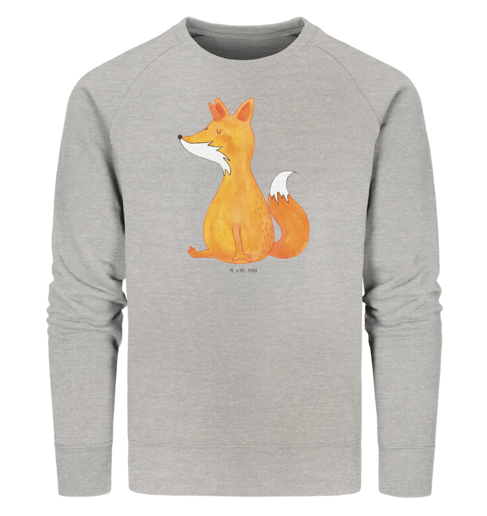 Organic Pullover Einhorn Wunsch Pullover, Pullover Männer, Pullover Frauen, Sweatshirt, Sweatshirt Männer, Sweatshirt Frauen, Unisex, Einhorn, Einhörner, Einhorn Deko, Pegasus, Unicorn, Fuchs, Unicorns, Fuchshörnchen, Fuchshorn, Foxycorn, Füchse