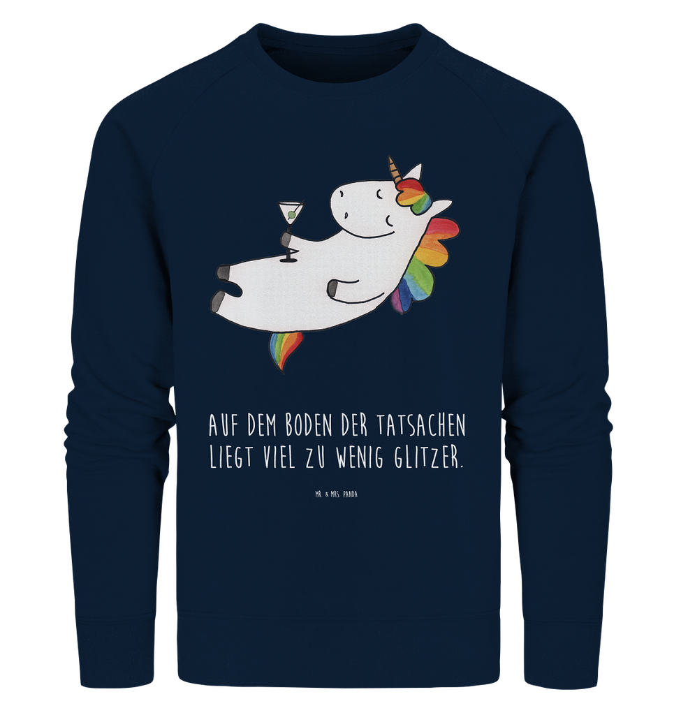 Organic Pullover Einhorn Cocktail Pullover, Pullover Männer, Pullover Frauen, Sweatshirt, Sweatshirt Männer, Sweatshirt Frauen, Unisex, Einhorn, Einhörner, Einhorn Deko, Pegasus, Unicorn, Party, Spaß, Feiern, Caipirinha, Rum, Cuba Libre, Sekt, Freundin, Geburtstag, lustig, witzig, Spruch, Glitzer