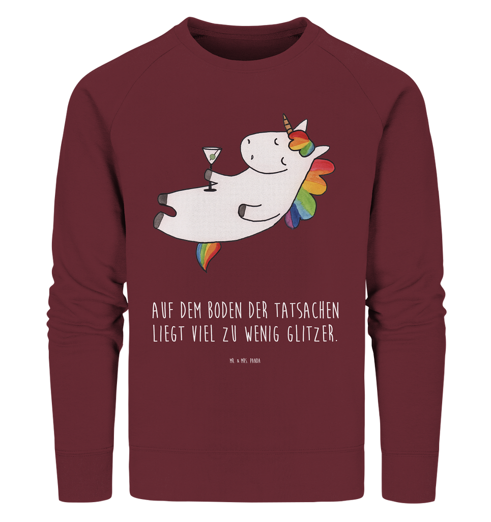 Organic Pullover Einhorn Cocktail Pullover, Pullover Männer, Pullover Frauen, Sweatshirt, Sweatshirt Männer, Sweatshirt Frauen, Unisex, Einhorn, Einhörner, Einhorn Deko, Pegasus, Unicorn, Party, Spaß, Feiern, Caipirinha, Rum, Cuba Libre, Sekt, Freundin, Geburtstag, lustig, witzig, Spruch, Glitzer