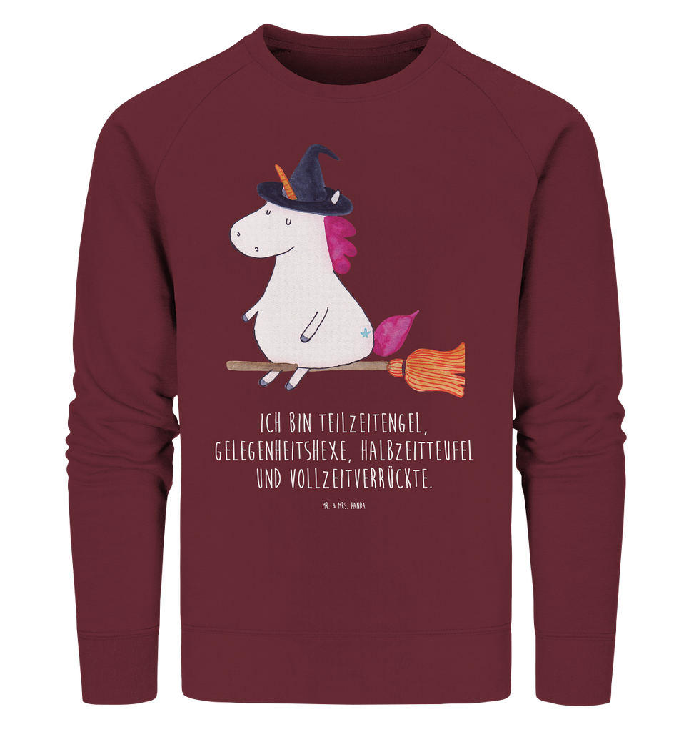 Organic Pullover Einhorn Hexe Pullover, Pullover Männer, Pullover Frauen, Sweatshirt, Sweatshirt Männer, Sweatshirt Frauen, Unisex, Einhorn, Einhörner, Einhorn Deko, Unicorn, Frau, Ehefrau, Hexe, Teufel, Engel, Verrückte, Freundin, Leben, Zicke