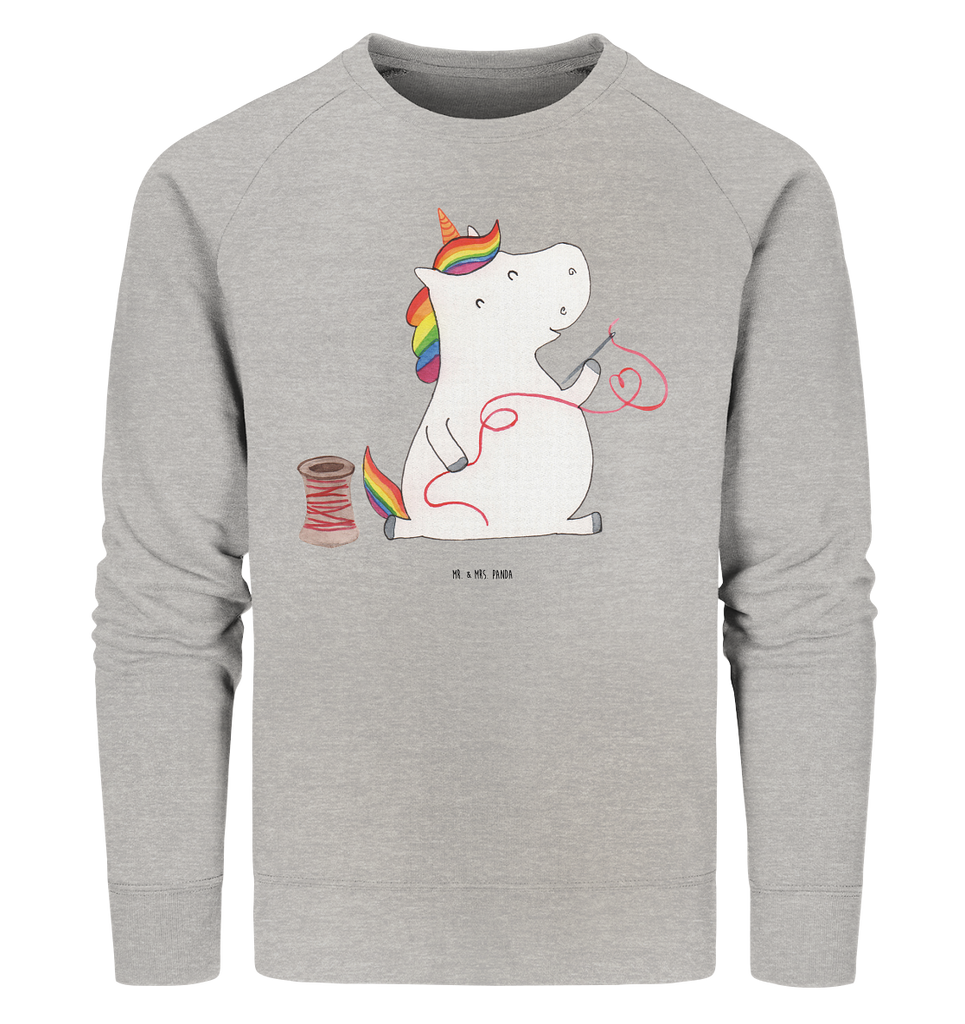 Organic Pullover Einhorn Näherin Pullover, Pullover Männer, Pullover Frauen, Sweatshirt, Sweatshirt Männer, Sweatshirt Frauen, Unisex, Einhorn, Einhörner, Einhorn Deko, Unicorn, Näherin, nähen, Mädchen, Freundin, Häkeln, Stricken, basteln, Nähzimmer