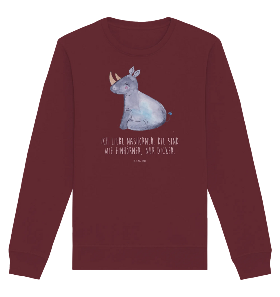 Organic Pullover Einhorn Nashorn Pullover, Pullover Männer, Pullover Frauen, Sweatshirt, Sweatshirt Männer, Sweatshirt Frauen, Unisex, Einhorn, Einhörner, Einhorn Deko, Pegasus, Unicorn, Regenbogen, witzig, lustig, Zoo, Glitzer, Einhornpower, Erwachsenwerden, Nashorn, Nashörner