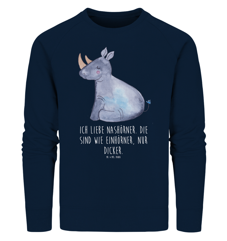 Organic Pullover Einhorn Nashorn Pullover, Pullover Männer, Pullover Frauen, Sweatshirt, Sweatshirt Männer, Sweatshirt Frauen, Unisex, Einhorn, Einhörner, Einhorn Deko, Pegasus, Unicorn, Regenbogen, witzig, lustig, Zoo, Glitzer, Einhornpower, Erwachsenwerden, Nashorn, Nashörner