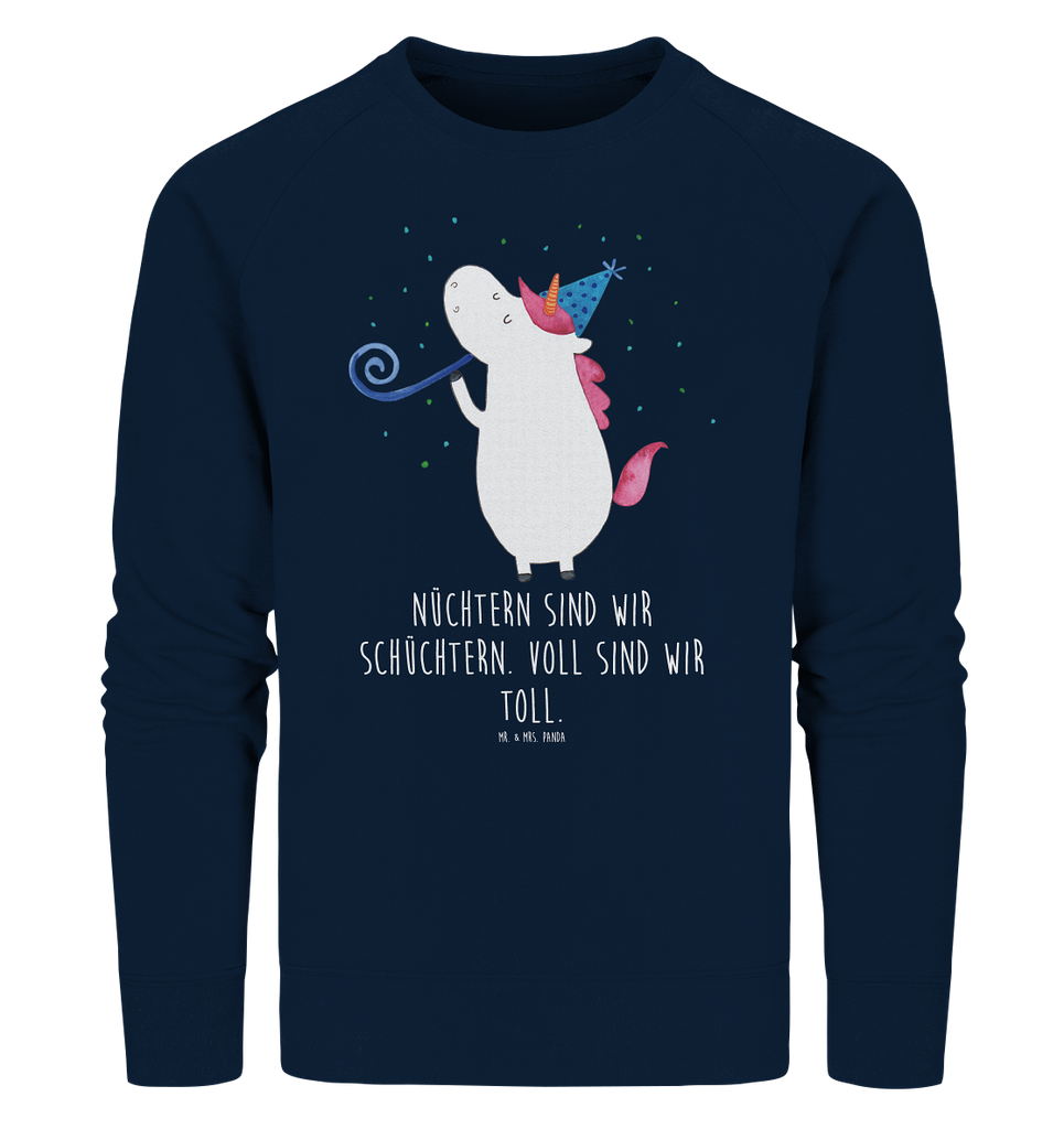 Organic Pullover Einhorn Party Pullover, Pullover Männer, Pullover Frauen, Sweatshirt, Sweatshirt Männer, Sweatshirt Frauen, Unisex, Einhorn, Einhörner, Einhorn Deko, Pegasus, Unicorn, Glitzer, Konfetti, Party, Geburtstag, Feier, Fest, Alkohol, Disco, Club