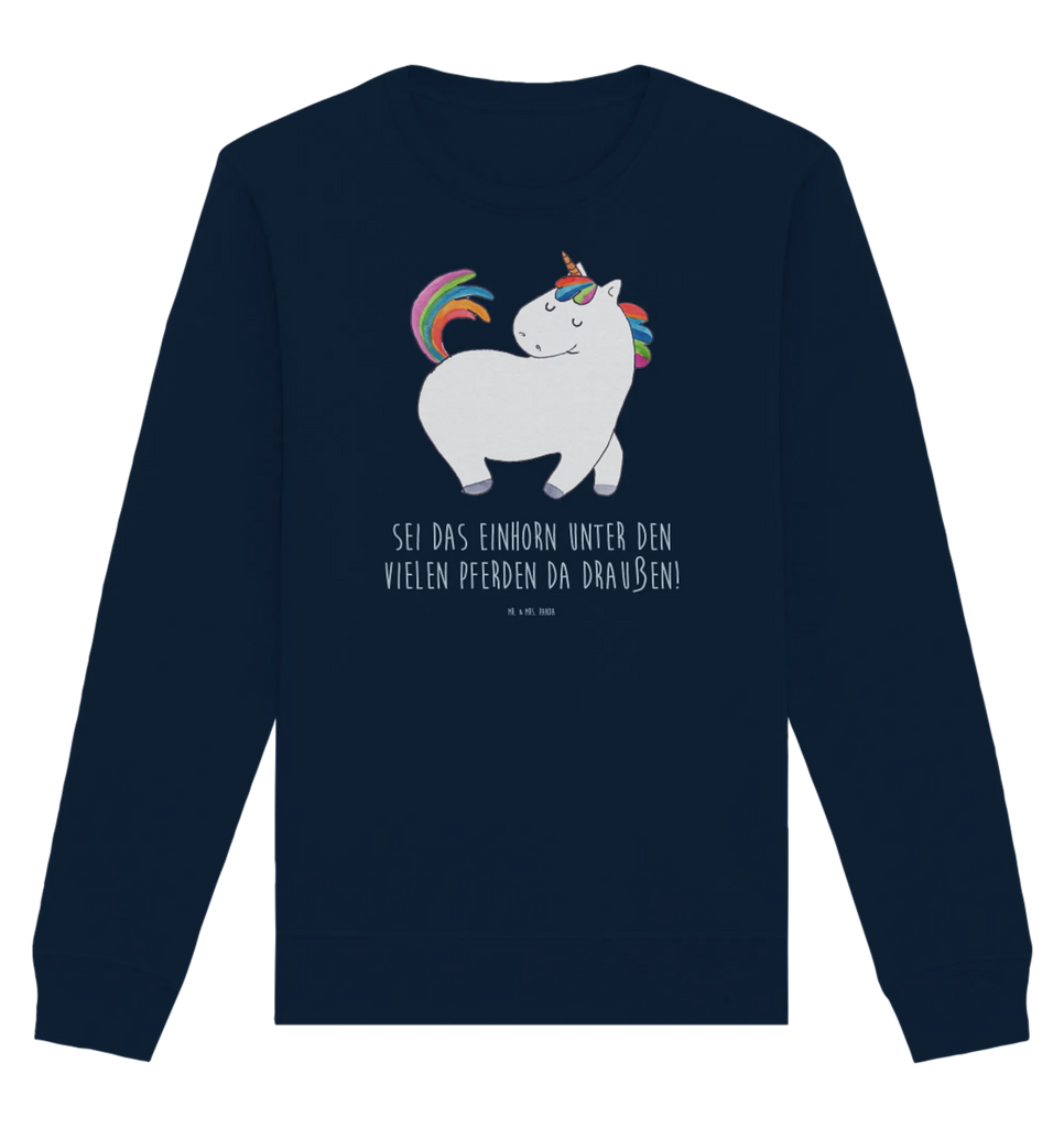 Organic Pullover Einhorn Stolzieren Pullover, Pullover Männer, Pullover Frauen, Sweatshirt, Sweatshirt Männer, Sweatshirt Frauen, Unisex, Einhorn, Einhörner, Einhorn Deko, Pegasus, Unicorn, stolz, anders, bunt, Pferd, Reiter, Reiten, Freundin, Geschenk