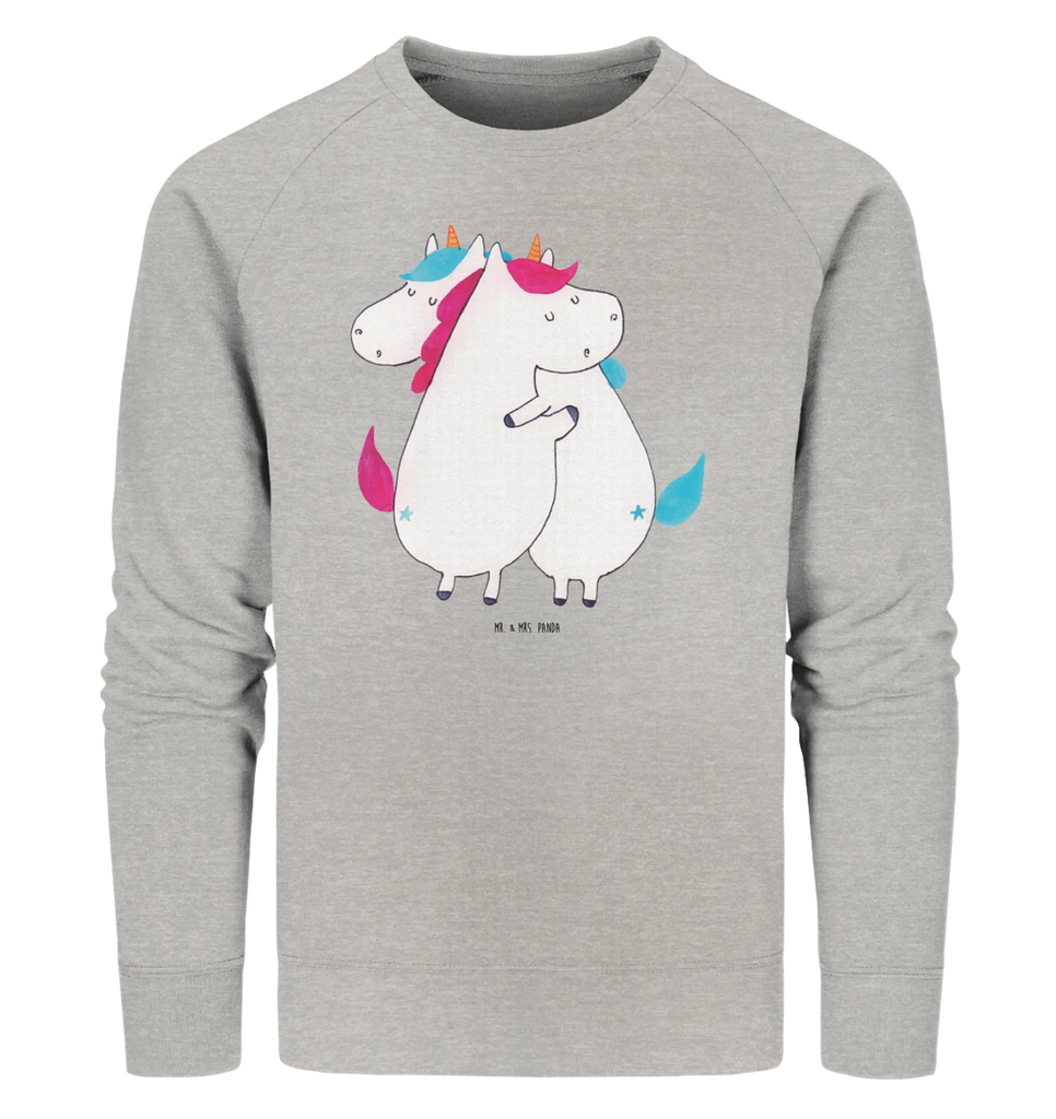 Organic Pullover Einhörner Umarmen Pullover, Pullover Männer, Pullover Frauen, Sweatshirt, Sweatshirt Männer, Sweatshirt Frauen, Unisex, Einhorn, Einhörner, Einhorn Deko, Unicorn, Freundinnen, Freundin, BFF, Schwester, Schwestern, Familie, Geschwister, Sister, Liebe