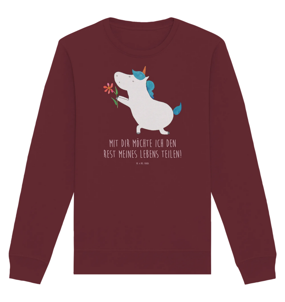 Organic Pullover Einhorn Blume Pullover, Pullover Männer, Pullover Frauen, Sweatshirt, Sweatshirt Männer, Sweatshirt Frauen, Unisex, Einhorn, Einhörner, Einhorn Deko, Pegasus, Unicorn, Liebe, Liebesbeweis, Antrag, Heiratsantrag, Verlobung, Ehepaar, Pärchen, Partner, Freund, Freundin, Ehe, heiraten