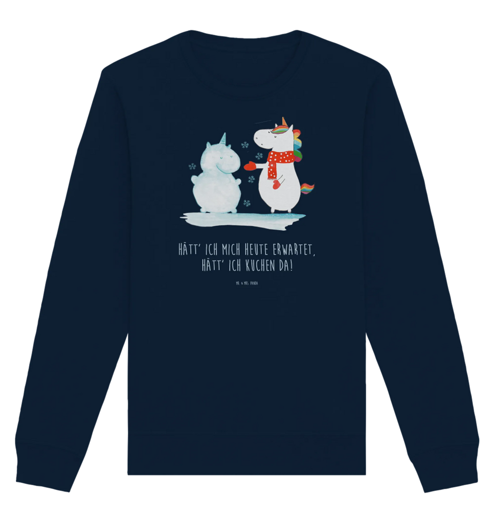 Organic Pullover Einhorn Schneemann Pullover, Pullover Männer, Pullover Frauen, Sweatshirt, Sweatshirt Männer, Sweatshirt Frauen, Unisex, Einhorn, Einhörner, Einhorn Deko, Pegasus, Unicorn, Schneemann, Winter, Schnee, Kuchen, Weihnachten, kalt, Mütze, Handschuhe, X-Mas