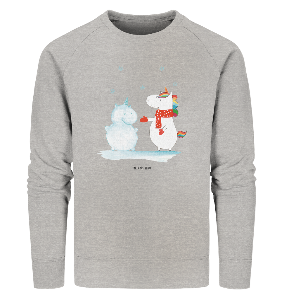 Organic Pullover Einhorn Schneemann Pullover, Pullover Männer, Pullover Frauen, Sweatshirt, Sweatshirt Männer, Sweatshirt Frauen, Unisex, Einhorn, Einhörner, Einhorn Deko, Pegasus, Unicorn, Schneemann, Winter, Schnee, Kuchen, Weihnachten, kalt, Mütze, Handschuhe, X-Mas