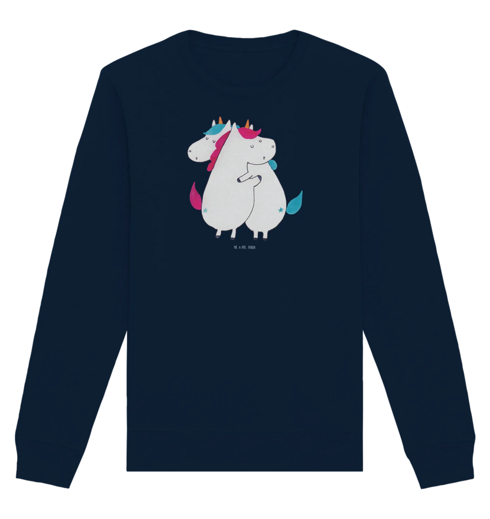 Organic Pullover Einhörner Umarmen Pullover, Pullover Männer, Pullover Frauen, Sweatshirt, Sweatshirt Männer, Sweatshirt Frauen, Unisex, Einhorn, Einhörner, Einhorn Deko, Unicorn, Freundinnen, Freundin, BFF, Schwester, Schwestern, Familie, Geschwister, Sister, Liebe