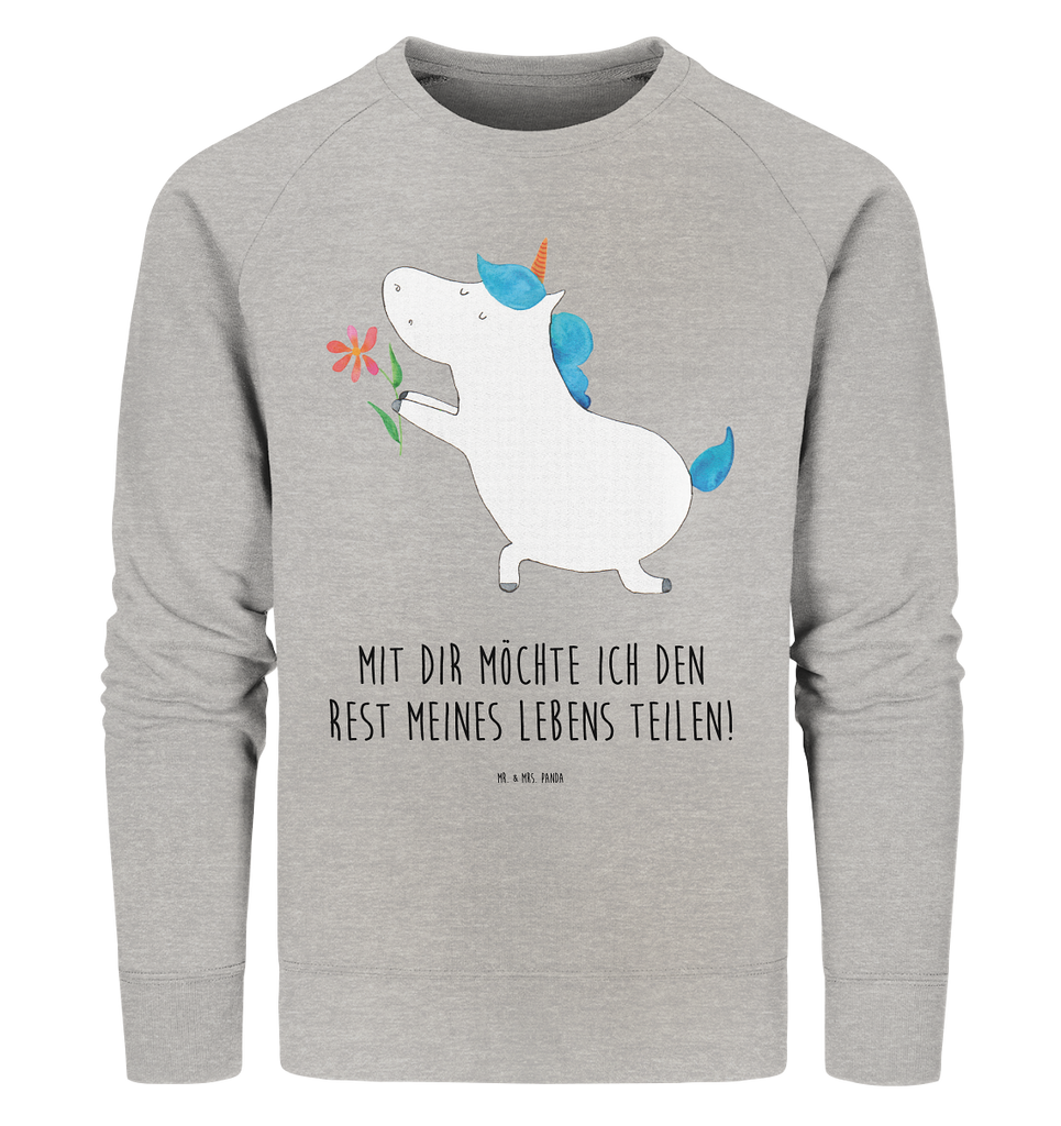 Organic Pullover Einhorn Blume Pullover, Pullover Männer, Pullover Frauen, Sweatshirt, Sweatshirt Männer, Sweatshirt Frauen, Unisex, Einhorn, Einhörner, Einhorn Deko, Pegasus, Unicorn, Liebe, Liebesbeweis, Antrag, Heiratsantrag, Verlobung, Ehepaar, Pärchen, Partner, Freund, Freundin, Ehe, heiraten